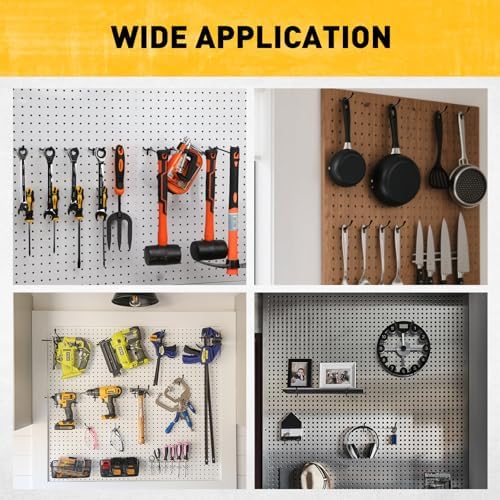 ELEAD 60-Piece 6 Inch Extra Thick Pegboard Hooks, Heavy Duty Peg Board - Image 7