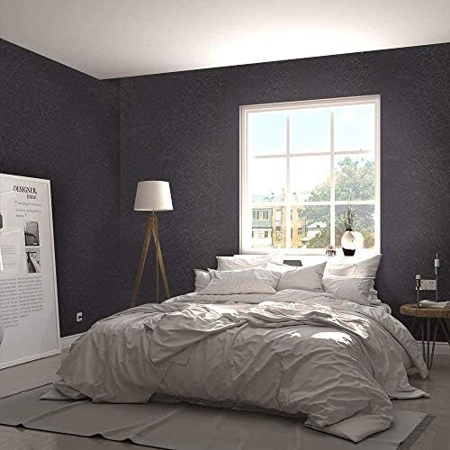 Black Silk Wallpaper Peel and Stick Self Adhesive Removable Contact Paper - Image 5