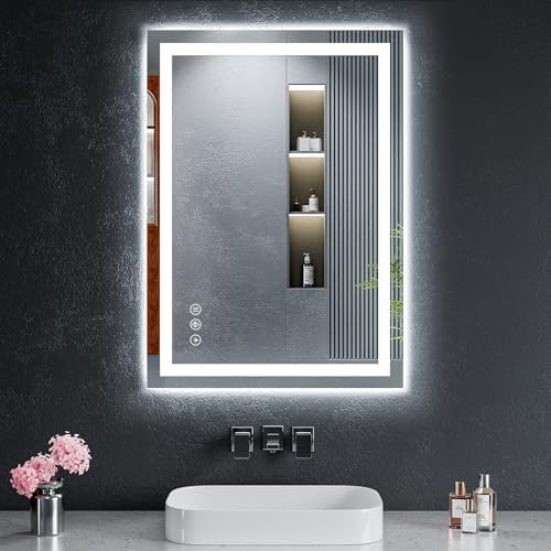 28"x20" LED Bathroom Mirror by MYSUNORIA