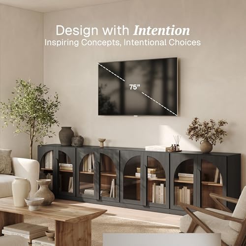 BELLEZE Bijou Set of 4 31.5" TV Stand & Entertainment Centers - Image 4