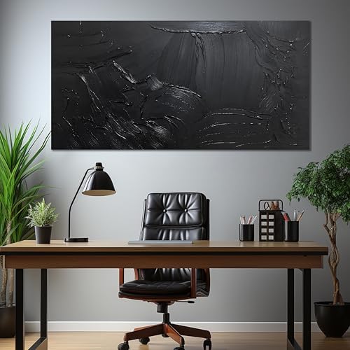 HUBOSKN Abstract Hand Painting Wall Art - Image 5