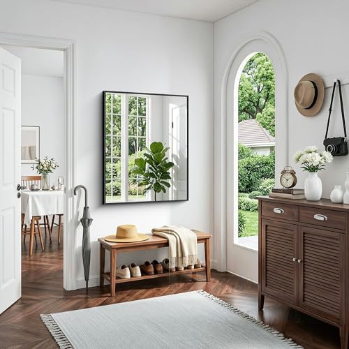 30"x36" Bathroom Mirror for Over Sink, Large Black Rectangle Mirrors for Wall - Image 7