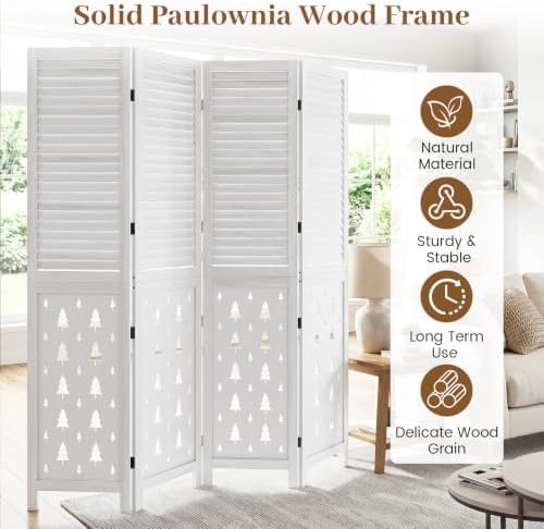 GIANTEX 4 Panel Folding Room Divider - Image 5