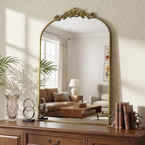 Arched Wall Mirror, Retro Decorative Wall Mirror by ladynow