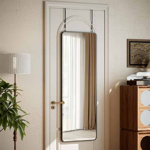 VooBang 14"x48" Full Length Over The Door Mirror, Full Body Wall Mirror - Image 3