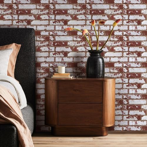 COMSTICKC 3D Peel and Stick Faux Brick Wall Sticker, Ultra-Light - Image 3