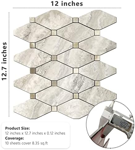 STICKGOO 10 Sheets Peel and Stick Backsplash - Image 6