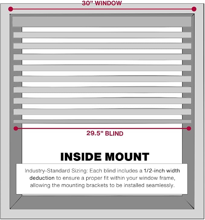 LOTUS & WINDOWARE Cordless Mini Blind, Window Blinds - Image 7