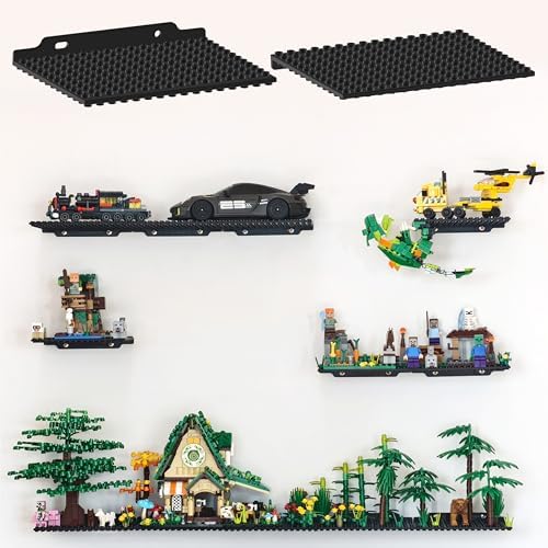 6 Pack Mini Wall Display Shelves by Unknown