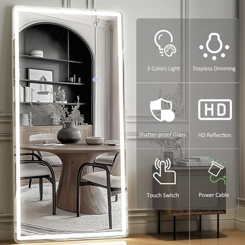 GLSLAND 34x76 inch Full Length Mirror - Image 3