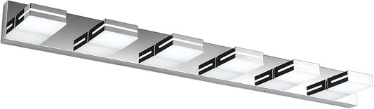 SineRise LED Modern Bathroom Vanity Light Fixtures, Chrome Modern Acrylic by SINERISELIGHTING