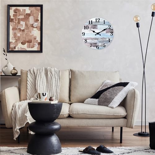 XNM Wooden Wall Clocks Battery Operated 16 Inches or Larger - Image 5