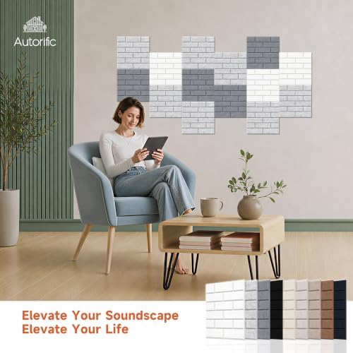 Acoustic Panels with Self Adhesive, 24 Pack Sound Absorbing Panels - Image 3