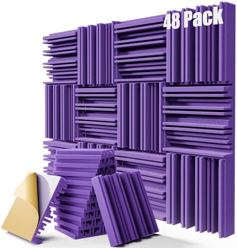 48 Pack Sound Proof Foam Panels by ZELMINE