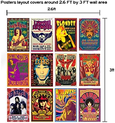 Woonkit Vintage Rock Band Posters - Image 7