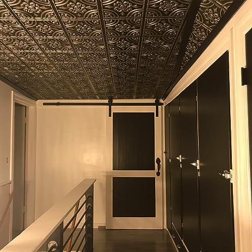 From Plain To Beautiful In Hours 205 Wrought Iron PVC Ceiling Tiles 2x2 ft - Image 6