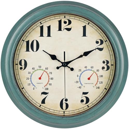 zyzamay 13 Inch Outdoor Clock by ZYZAMAY