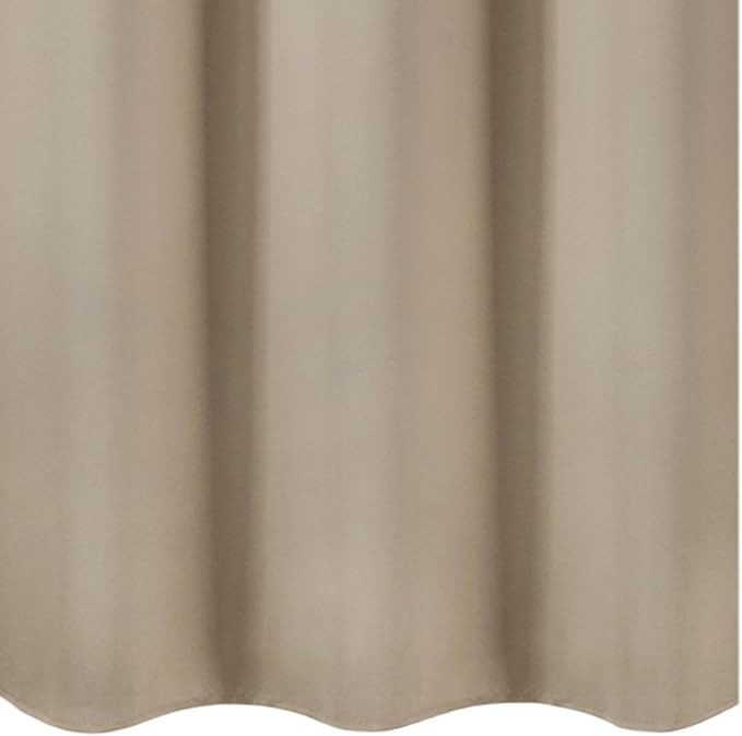 LEMOMO Khaki Blackout Curtains 42 x 54 Inch Length Set of 2 Panels Grommet - Image 8