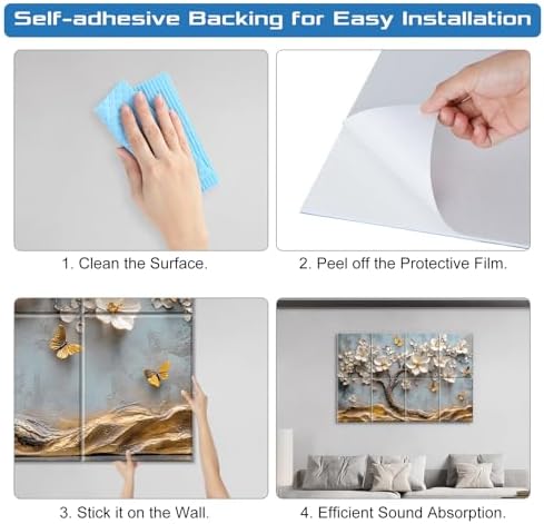 Decorative Acoustic Panels 8 Pack - Image 6