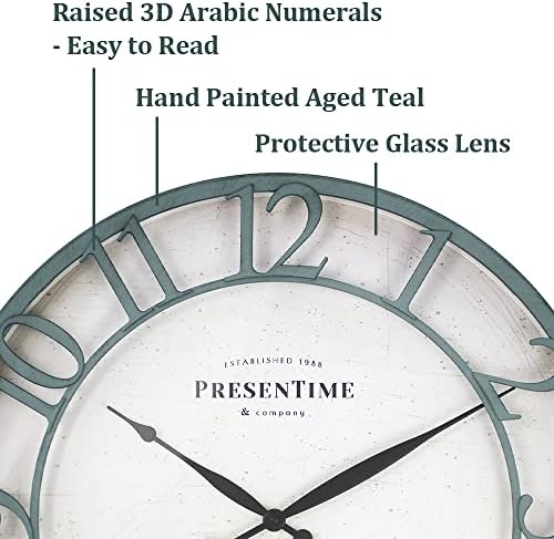 Presentime 21" Farmhouse Series Wall Clock - Image 2