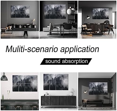 Acoustic Panels Soundproof Wall Panel: Acoustic Wall Art Sound Proof Padding - Image 4
