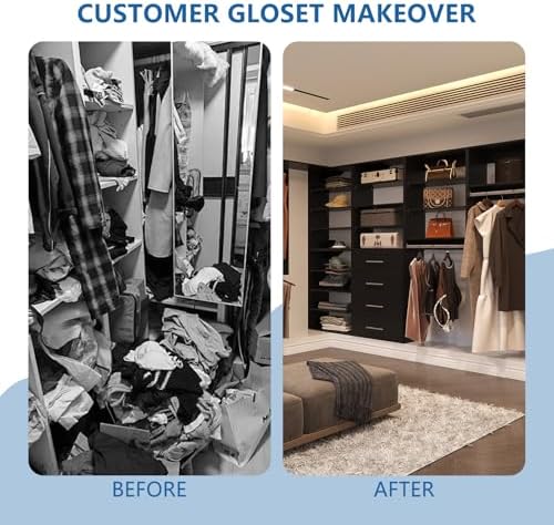 Modular Closet System, Wood Tower Closet Storage - Image 4
