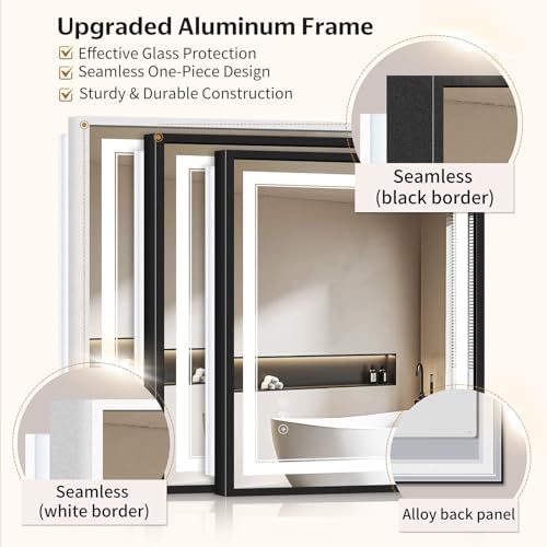 38"x38" LED Bathroom Mirror - Image 2