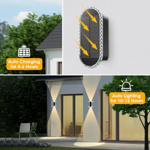 Solar Fence Lights Outdoor - Image 3