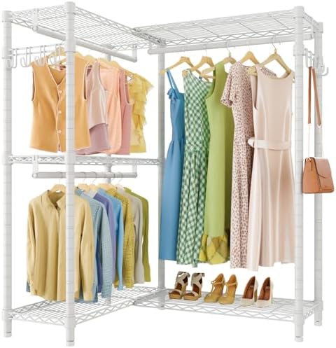 VIPEK L4 Corner Clothes Rack Heavy Duty Closet by VIPEK