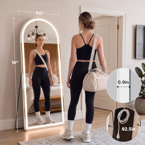 16"x60" Arched Full Length Mirror - Image 2