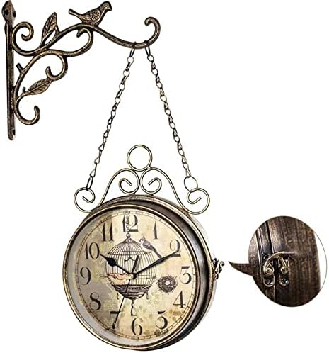 Retro Rust Wall Clock by CALOPET