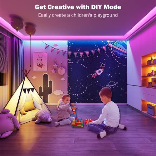 Leeleberd 50ft Led Strip Lights, Music Sync Color Changing Led Light Strips - Image 5