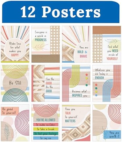 Carson Dellosa True to You 12-Piece Posters Set, Motivational 8.5" x 11" - Image 2