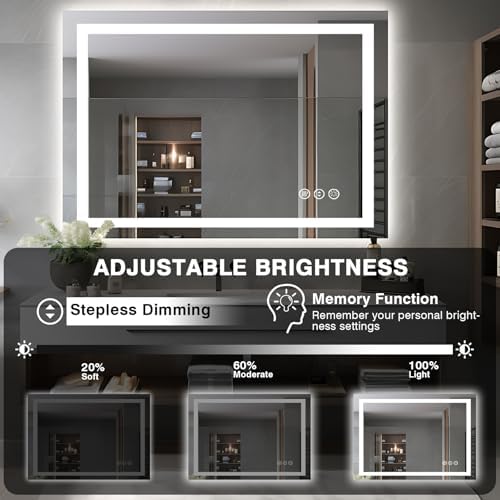 EchosLife 44"x32" Bathroom Mirror - Image 5