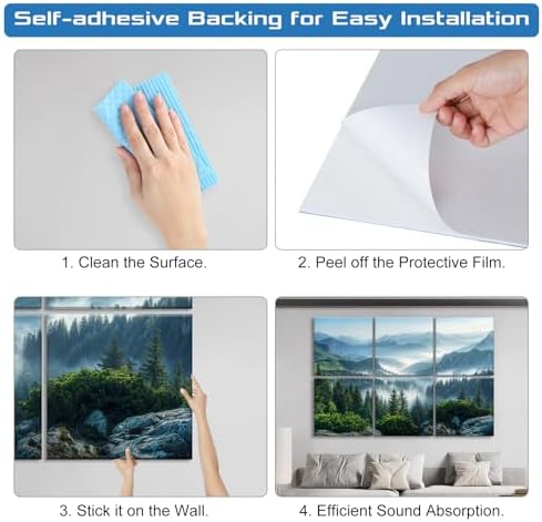 Decorative Acoustic Panels 6 Pack - Image 5