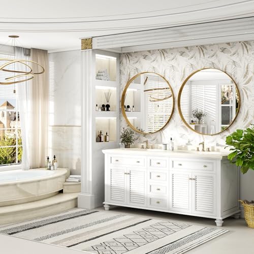 48 Inch Round Bathroom Mirror - Image 4