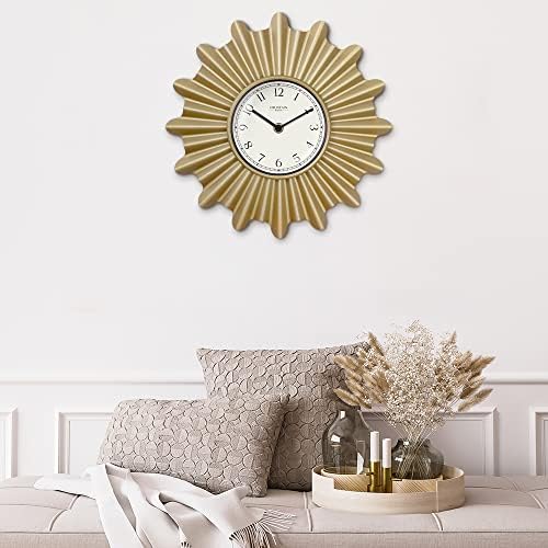 18 Inch Mid Century Modern Starburst Wall Clock - Image 5