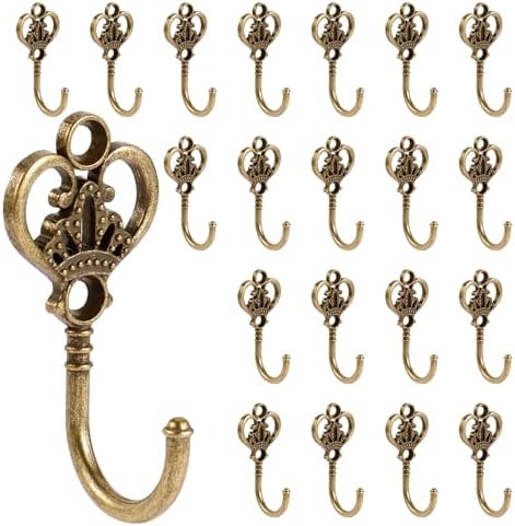 20 PCS Vintage Decorative Wall Hooks, Bohemian Decorative Coat Hook by XHIPY
