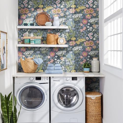 Orainege Vintage Floral Wallpaper Peel and Stick Wallpaper Daisy - Image 5