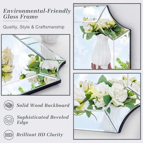 Chende 32"x47" Large Wall Mirror - Image 2