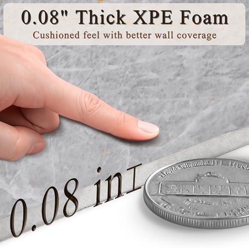 Grey Mist Marble Peel and Stick Wallpaper, 23.6 x 394 in - Image 5