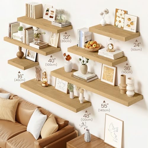 Vivelove Floating Shelves 9 inch Deep 24”Long Set of 2 - Image 2