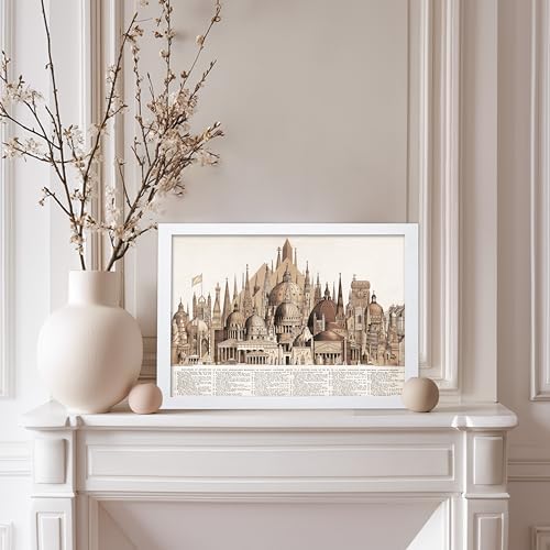 Poster Master Vintage Principal High Buildings of the Old World Poster - Image 5