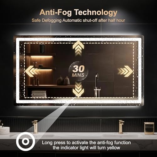 Delma 30x55 LED Bathroom Vanity Mirror - Image 6