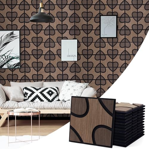 Wood Slat Panels, Bean & Heart Black Oak by TREKATLAUTO