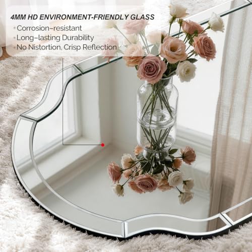Large Mirror for Wall Decor, Beveled Bathroom Mmirror for Entryway, Dining Room - Image 3