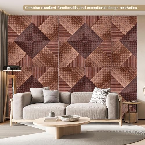 Acoustic Wall Panels, 6 Pack, 23.6"x23.6" - Image 4