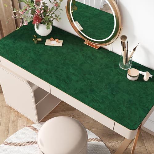 VEELIKE Emerald Green Velvet Peel and Stick Wallpaper Vintage Self Adhesive - Image 5