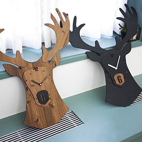 Stephanie Imports Modern Minimalist Reindeer Light Wall Clock - Image 5