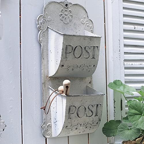 All Chic Outdoor Wall Planters Metal Wall Planter Wall Mounted Planters 2-Tiers - Image 4